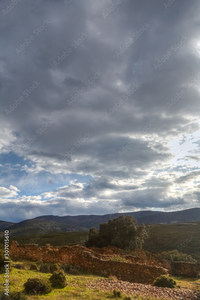 Landscape in the Montes de Toledo, Castilla La Mancha, Spain. Landscape in the Montes de Toledo, Castilla La Mancha, Spain.