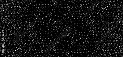 Abstract vector noise. Small particles of debris and dust. Distressed uneven background. Grunge texture overlay with fine grains isolated on white background. Vector illustration. EPS10.