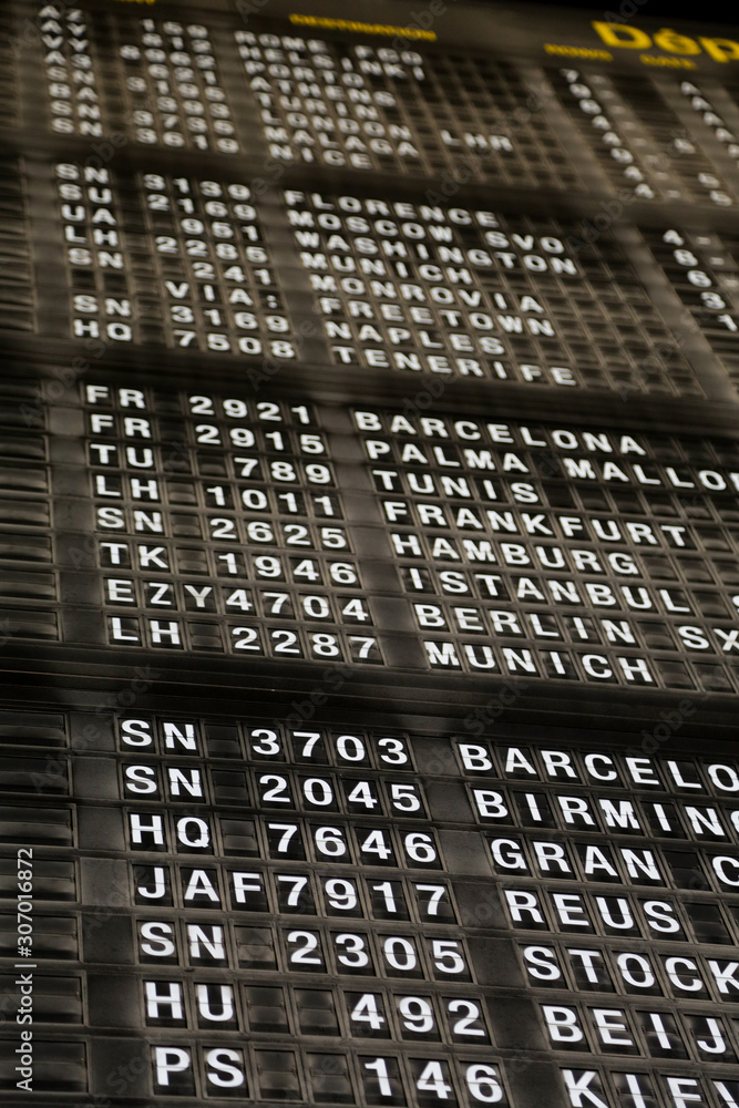 Fototapeta premium Terminal Info Board