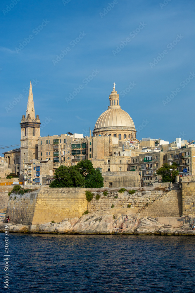 View at Valletta Malta cityscape