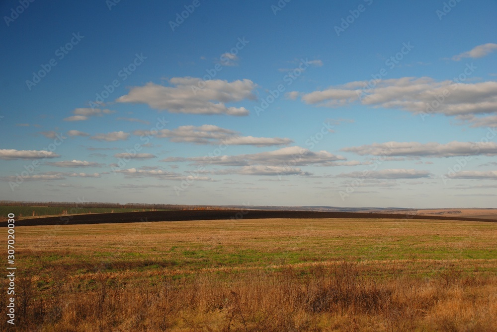 boundless expanses of the Central Russian Upland
