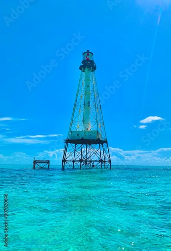 lighthouse on sea