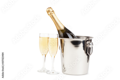 Canvas Print Champagner zum Fest