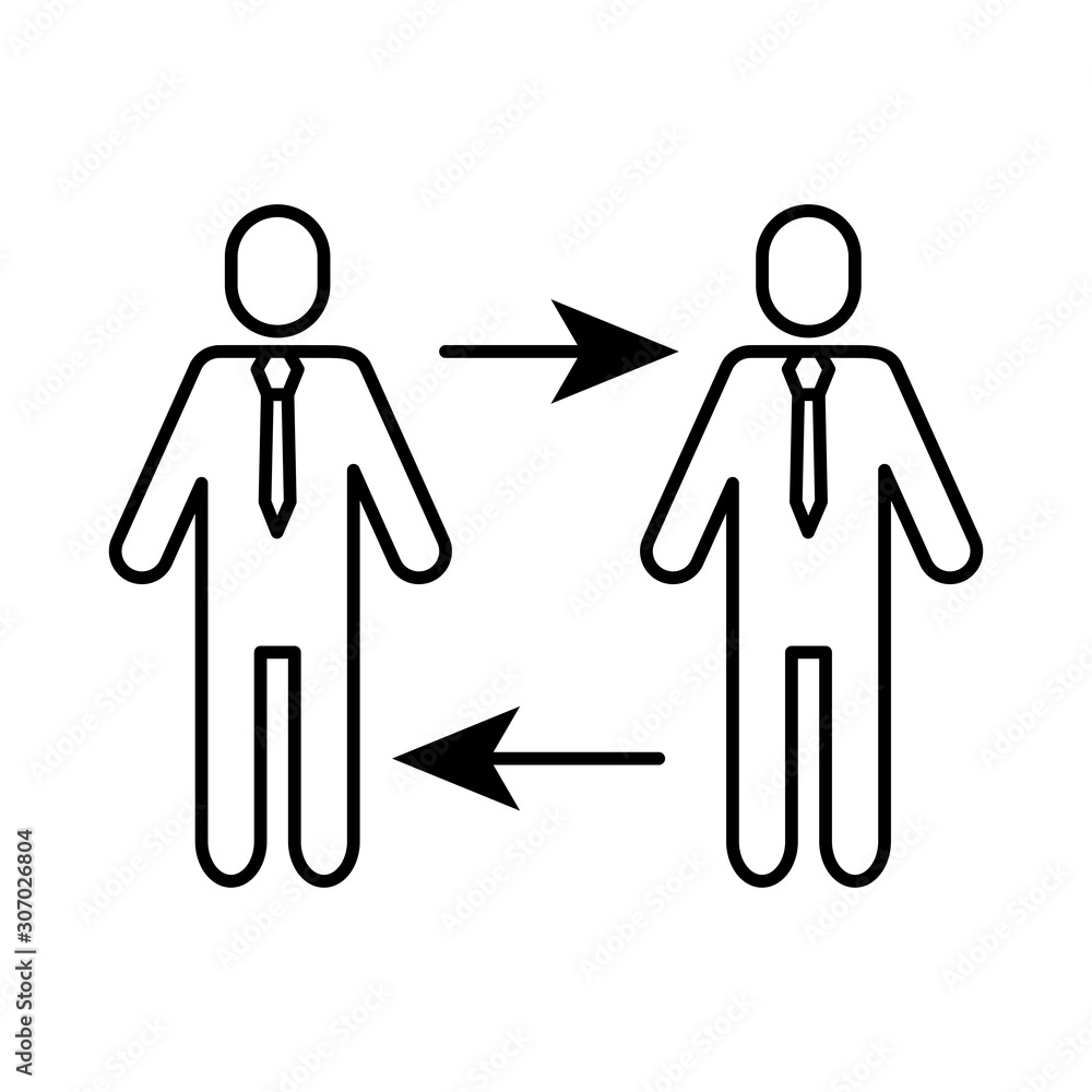 team work avatars with arrows team work avatars with arrows