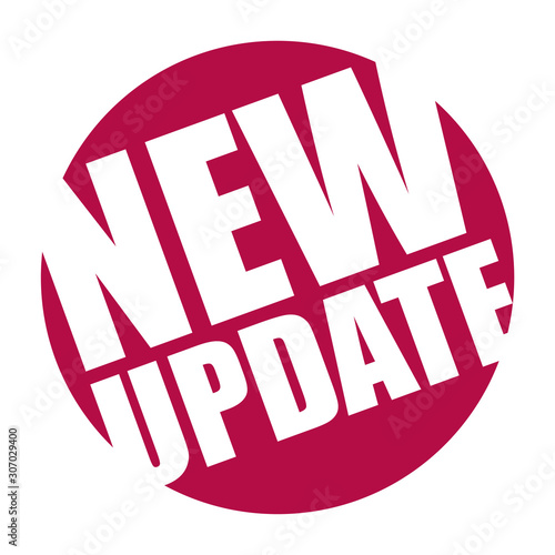 red vector banner new update