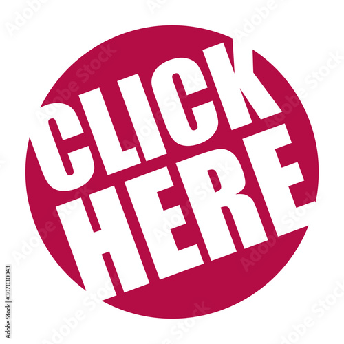 red vector banner click here