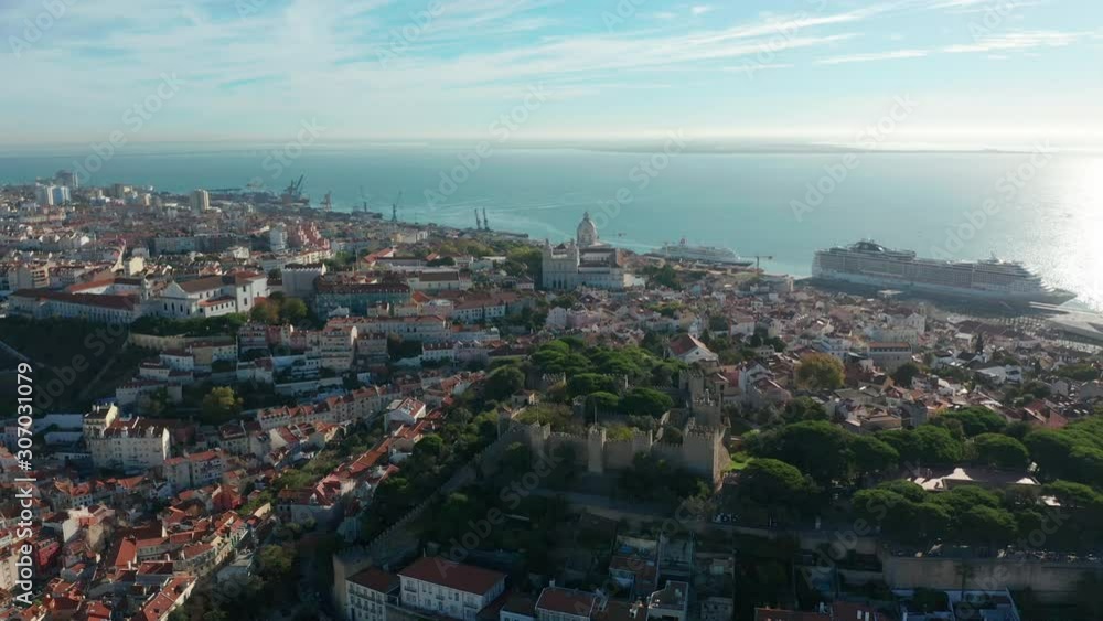Castle is Moorish castle occupying hilltop overlooking historic centre Castle is Moorish castle occupying hilltop overlooking historic centre
