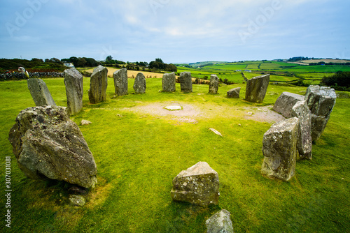 Drombeg stone circle or henge