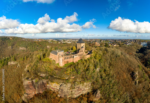 Nideggen Panorama mit Burg