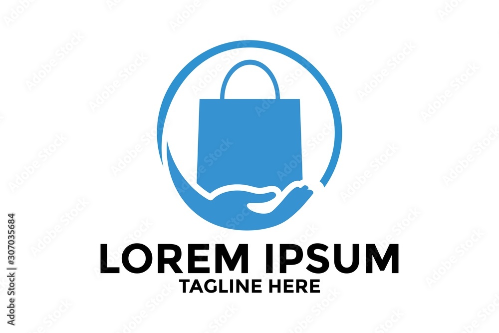Shop logo vector, Creative Shop Logo design template Shop logo vector, Creative Shop Logo design template