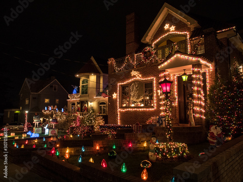 Decorated Christmas Houses