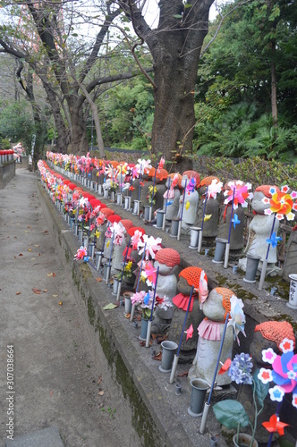 Jizo in Japanese Public Park