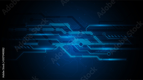 circuit line pattern tech concept darkness background design