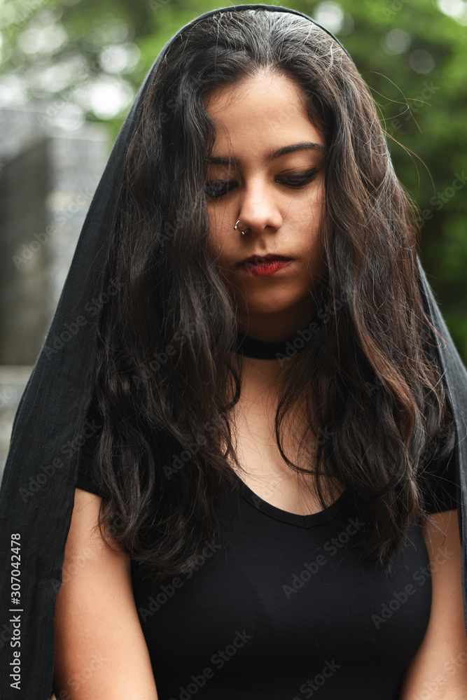 Fototapeta premium young widow