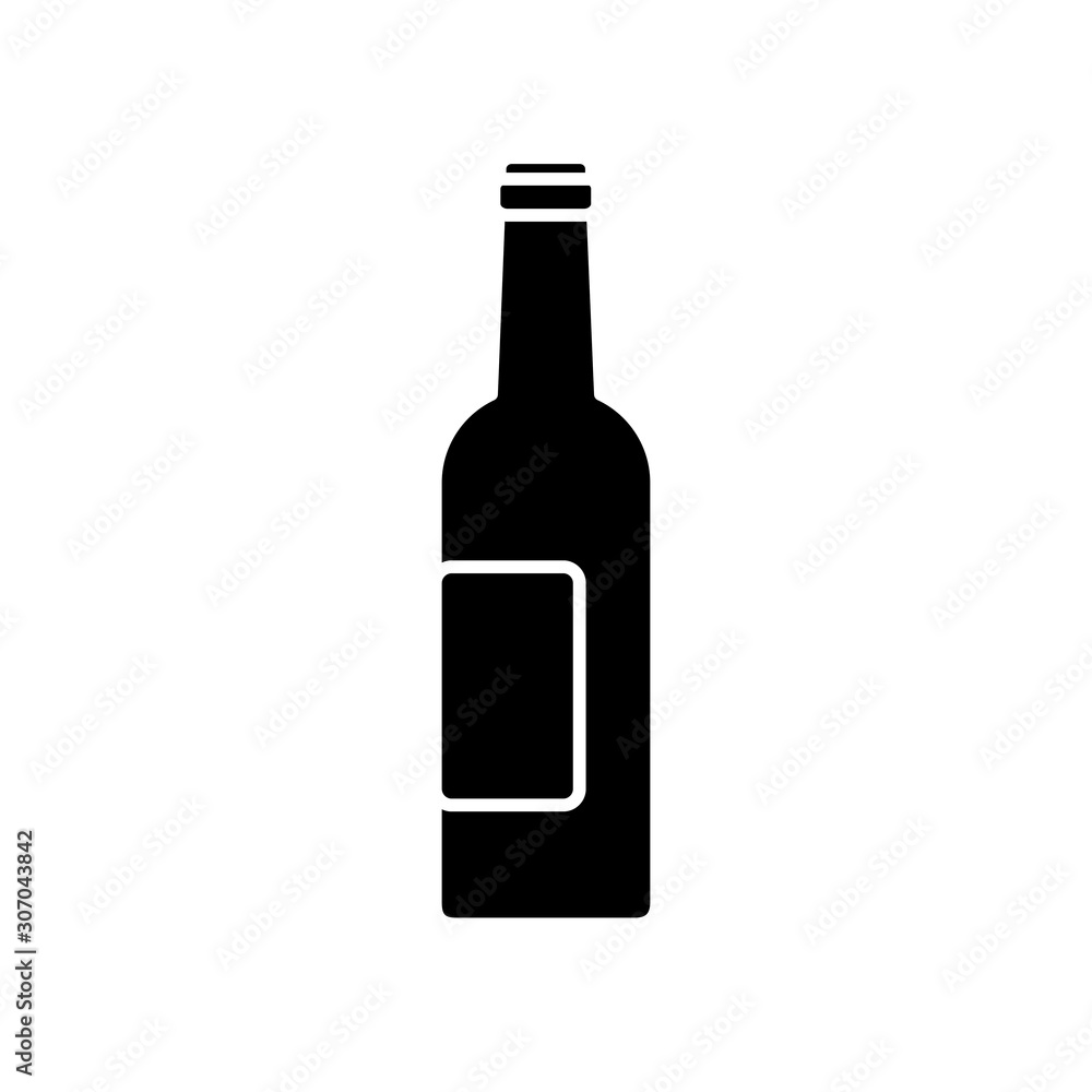 Beer bottle design, Pub alcohol bar brewery drink ale and lager theme Vector illustration Beer bottle design, Pub alcohol bar brewery drink ale and lager theme Vector illustration