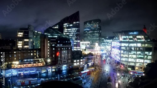 Wallpaper Mural London Nightlife Time-Lapse Torontodigital.ca