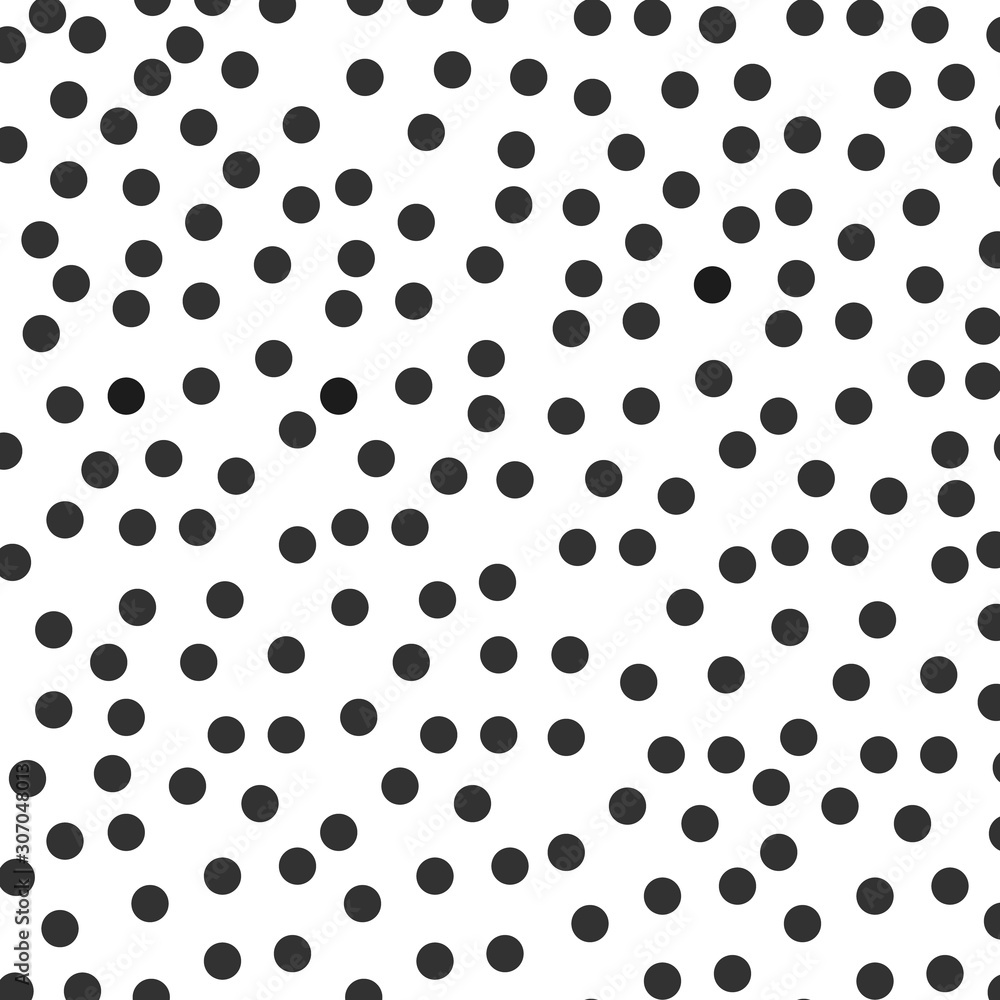 Black polka dot pattern Black polka dot pattern