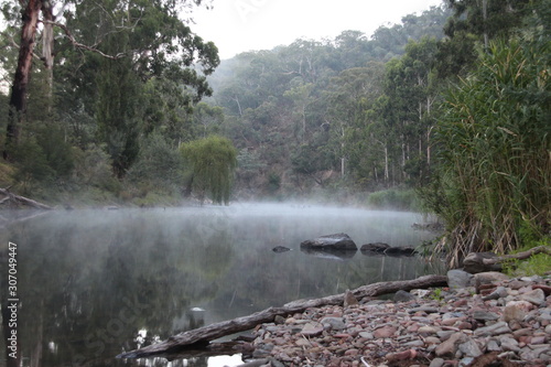 Mist on the river
