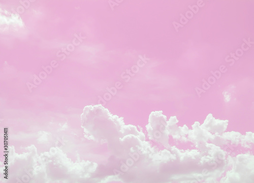 Photography Pink sky and clouds