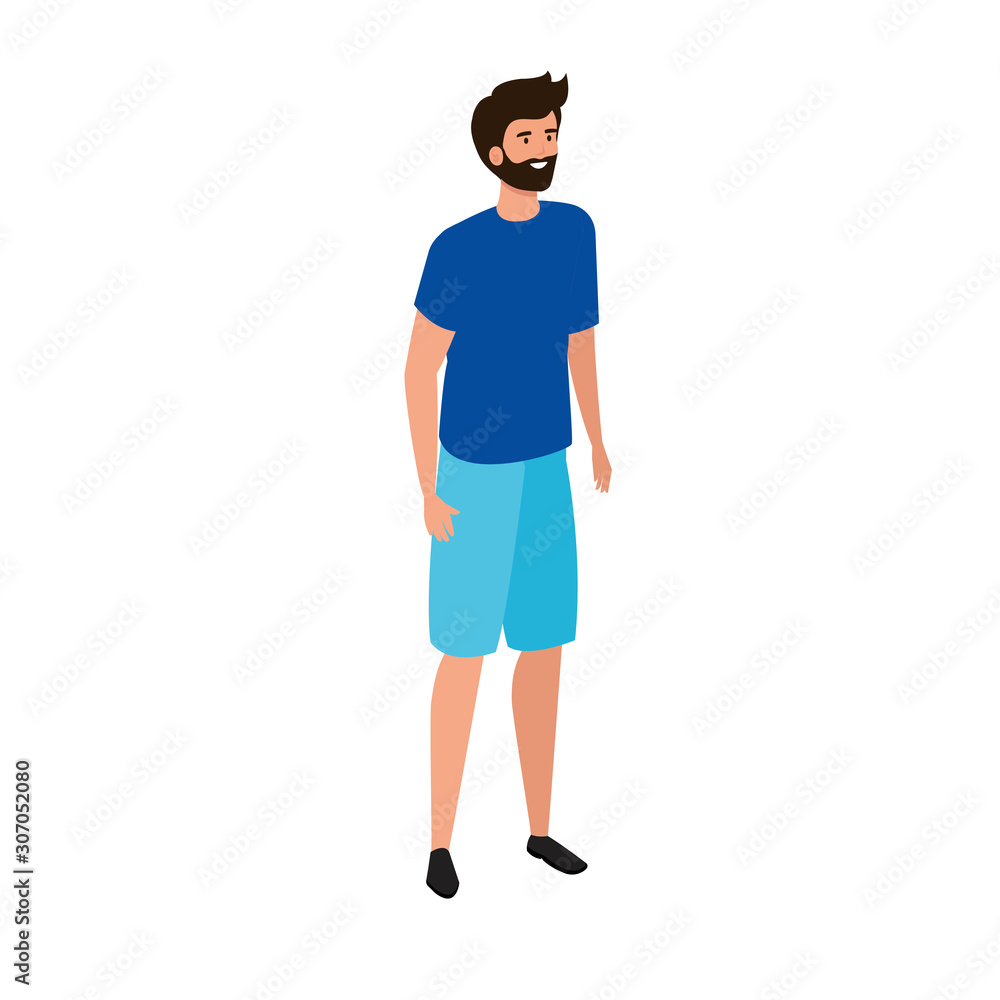 young man avatar character icon vector illustration design young man avatar character icon vector illustration design