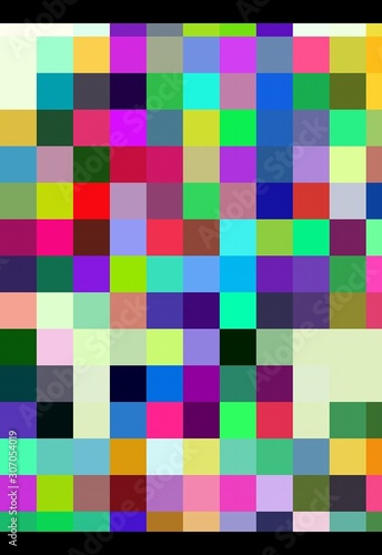 abstract colorful mosaic background with squares
