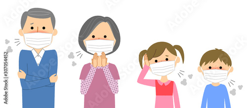  家族　風邪　インフルエンザ