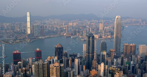 Wallpaper Mural Hong Kong sunset Torontodigital.ca