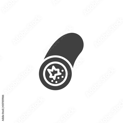 Vein thrombosis vector icon. filled flat sign for mobile concept and web design. Blood Clots glyph icon. Symbol, logo illustration. Vector graphics