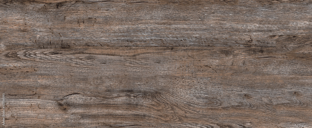 Natural wood texture background with black veins, Rough wooden textured rustic dull brown cedar wood boards for backgrounds, Multicolored wood background and alternative construction material  - obrazy, fototapety, plakaty 
