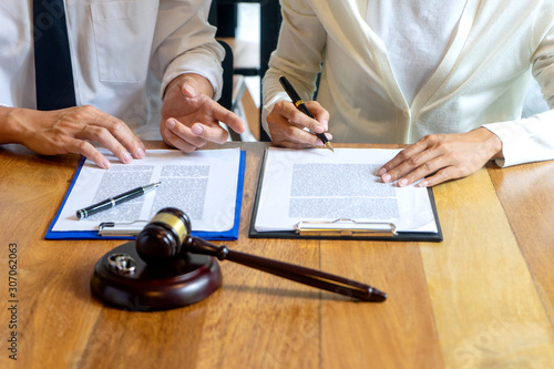 In the law firm, husband and wife