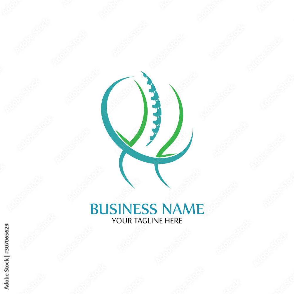 Spine diagnostics symbol Spine diagnostics symbol