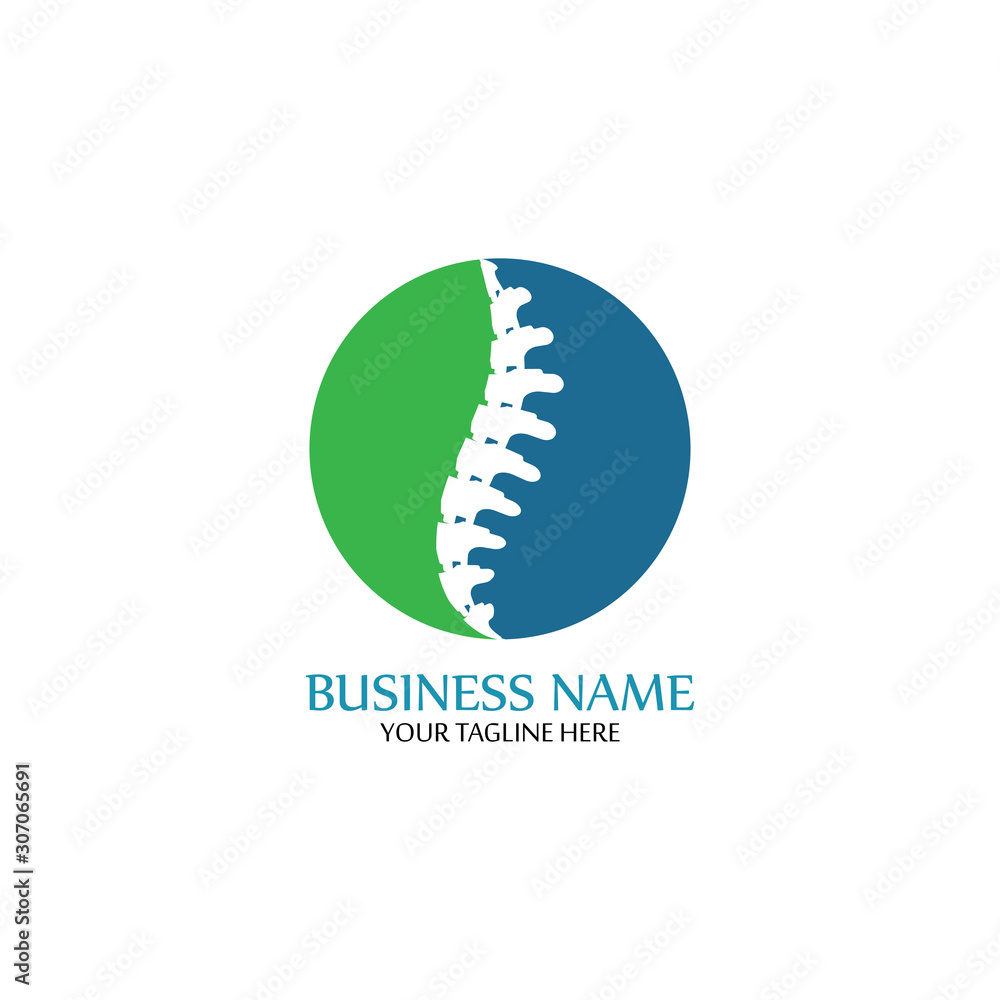 Spine diagnostics symbol Spine diagnostics symbol