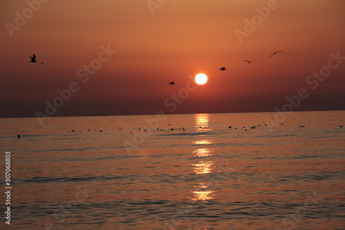 Image of morning sunrise in Mersin.