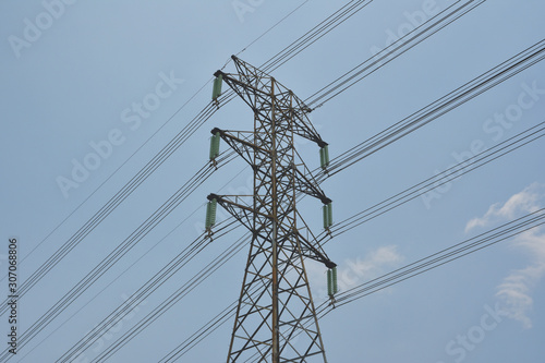 High voltage post or High voltage tower