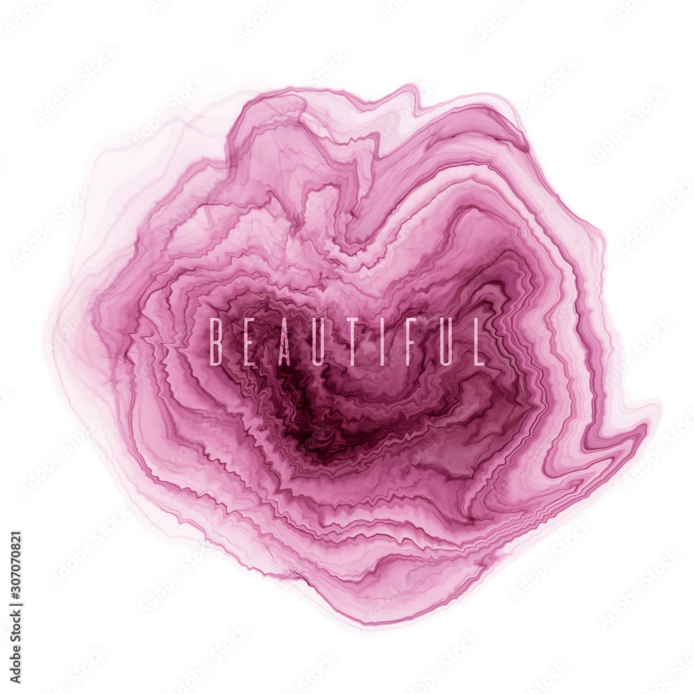 Fototapeta premium Abstract background circle acrylic.Trendy alcohol ink art.Liquid marble texture.