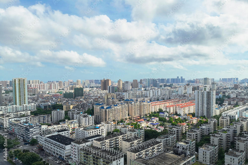 Urban construction skyline in beihai, guangxi, China