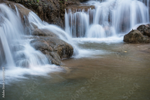 Kroeng Krawia Waterfall  Kanchanaburi Thailand