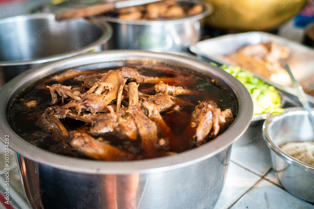 Duck noodle soup with noodle Duck noodle soup with noodle