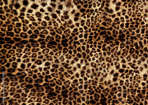 brown natural leopard skin pattern