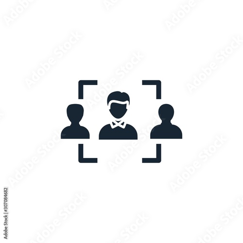 hr planning creative icon. filled multicolored illustration. From Human Resources icons collection. Isolated hr planning sign on white background