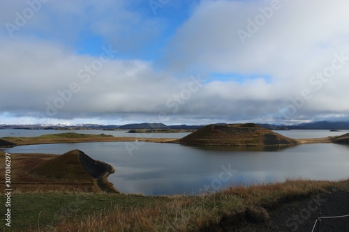 Photos Skutustadir pseudo craters in Myvatn Iceland
