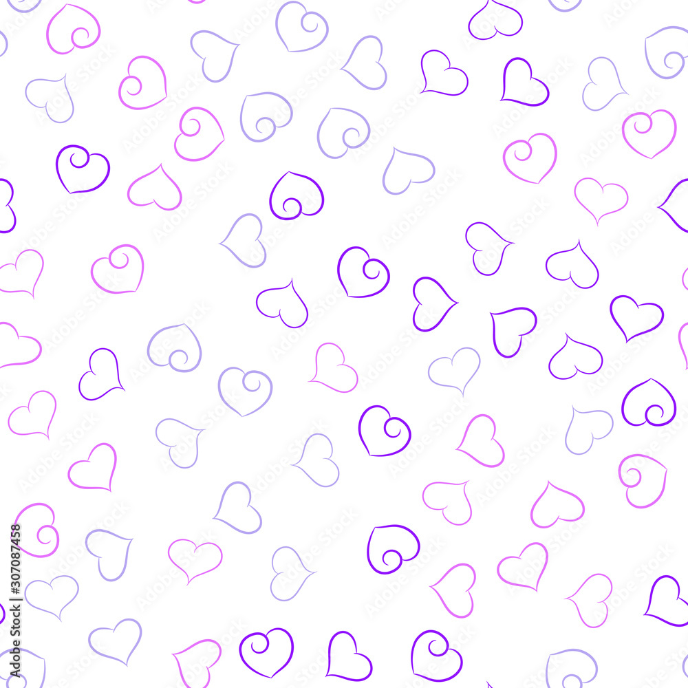 Hearts for Valentine's Day. Romantic feeling and love. Seamless vector EPS 10. Abstract geometric pattern. Multicolor Figures. Texture for print and Banner. Flat style Hearts for Valentine's Day. Romantic feeling and love. Seamless vector EPS 10. Abstract geometric pattern. Multicolor Figures. Texture for print and Banner. Flat style