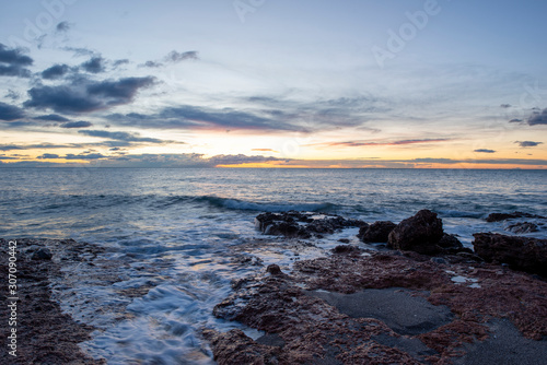 The Oropesa coast of the sea at sunrise © vicenfoto