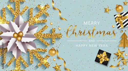 Merry Christmas and Happy New Year, Season Greeting