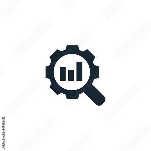Search optimization creative icon. filled multicolored illustration. From SEO icons collection. Isolated Search optimization sign on white background.
