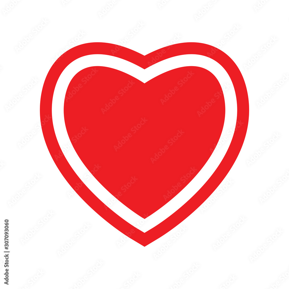 heart vector icon. heart design. colored collection. heart concept. Logo element illustration.