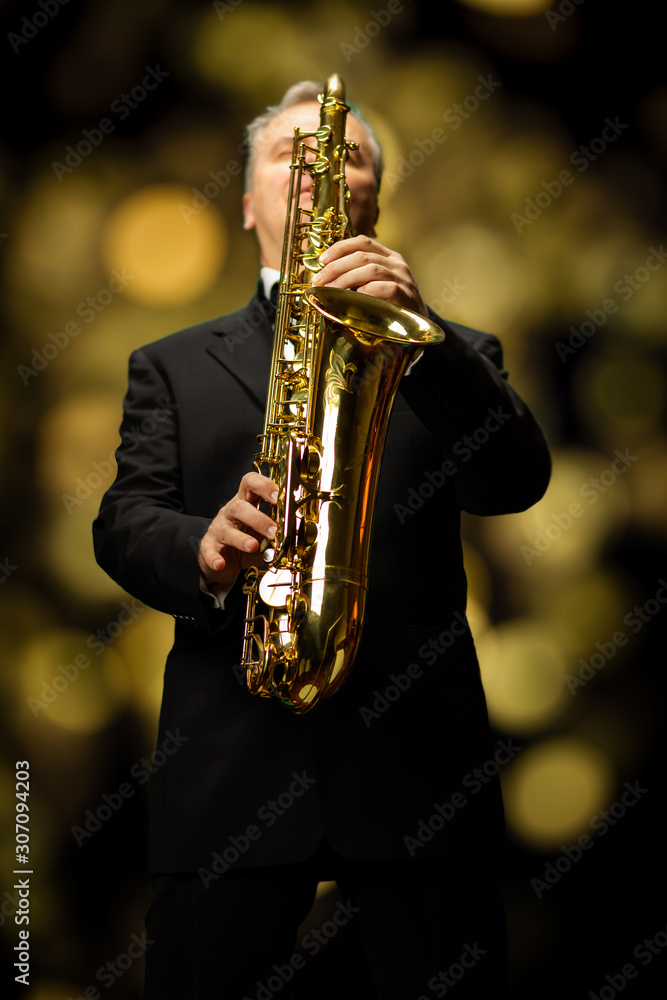 Obraz premium Playing Sax