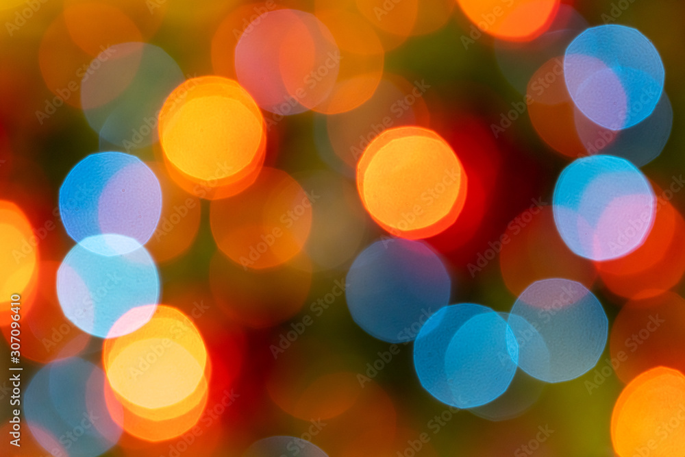 Abstract festive blurry background. Beautiful bokeh. Camera lenses effect. Round spots of light. Abstract festive blurry background. Beautiful bokeh. Camera lenses effect. Round spots of light.