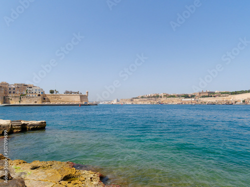 View of the beautiful and old city of Isla. Malta