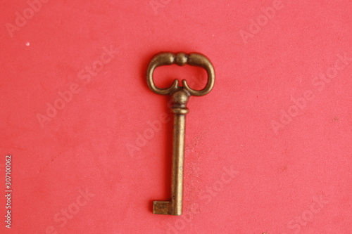 nice antique copper closet key © robcartorres